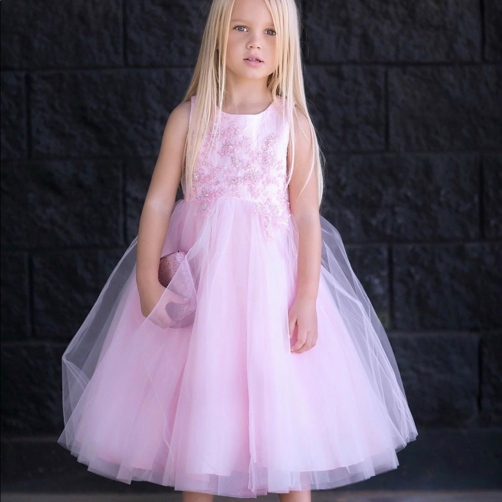 Petite Adele kids dress, size 4, new